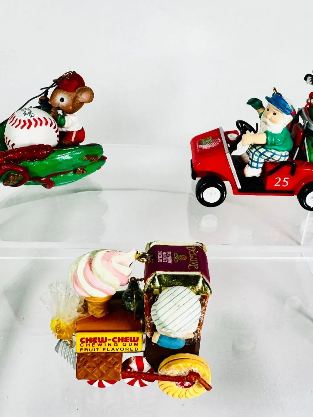 Enesco 1994 Set 3 Treasury of Christmas Ornament 